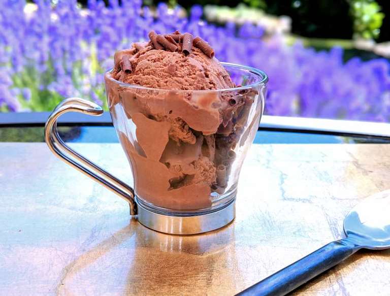 very chocolate ice cream