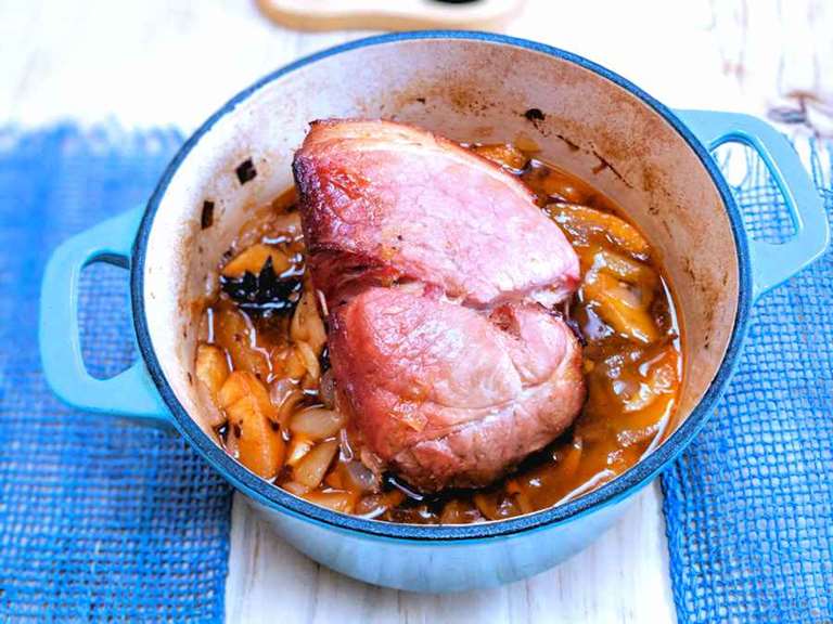Braised gammon