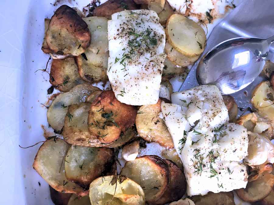 Cod and potatoes