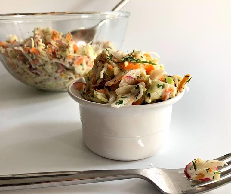 healthy coleslaw cuisinefiend.com