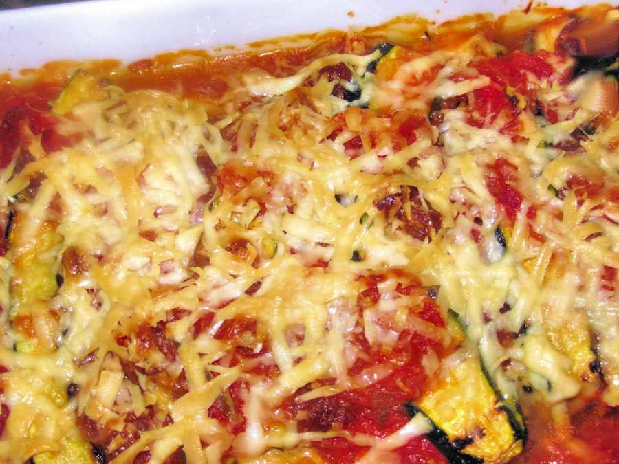 Zucchini gratin