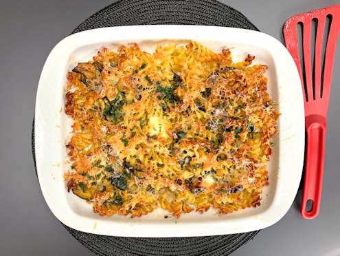 herby courgette pasta bake