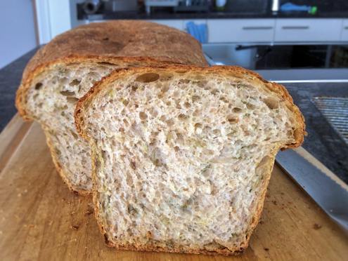 courgette sandwich loaf