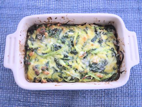 courgette and spinach tian