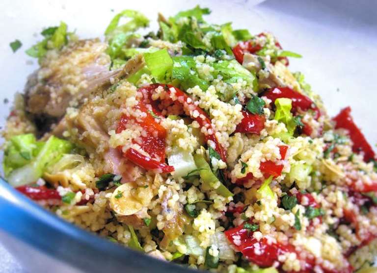 Chicken couscous salad