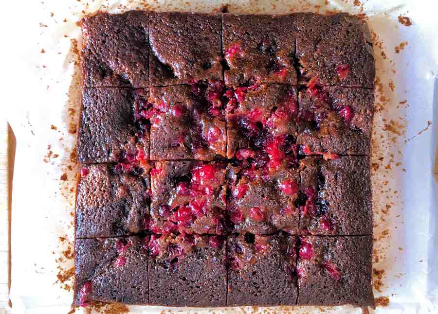 Cranberry gingerbread