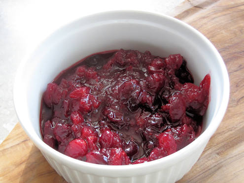 Cranberry sauce