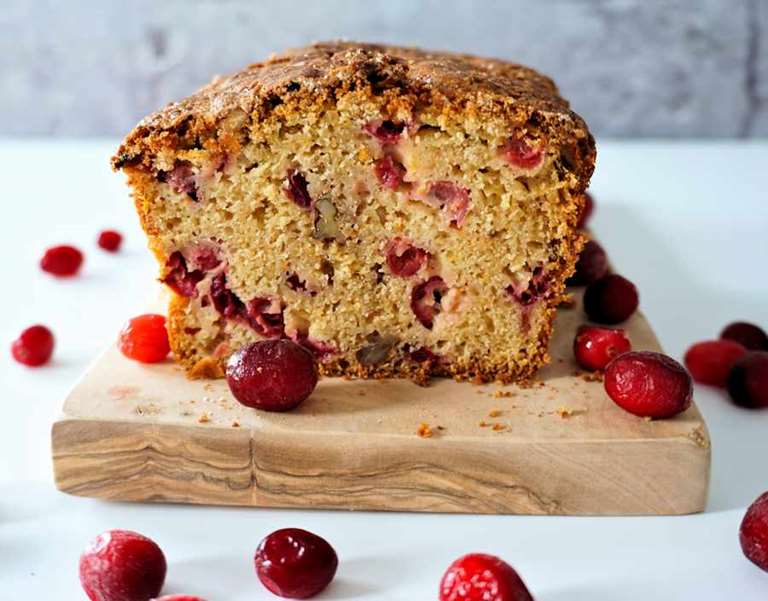 cranberry and walnut bread cuisinefiend.com
