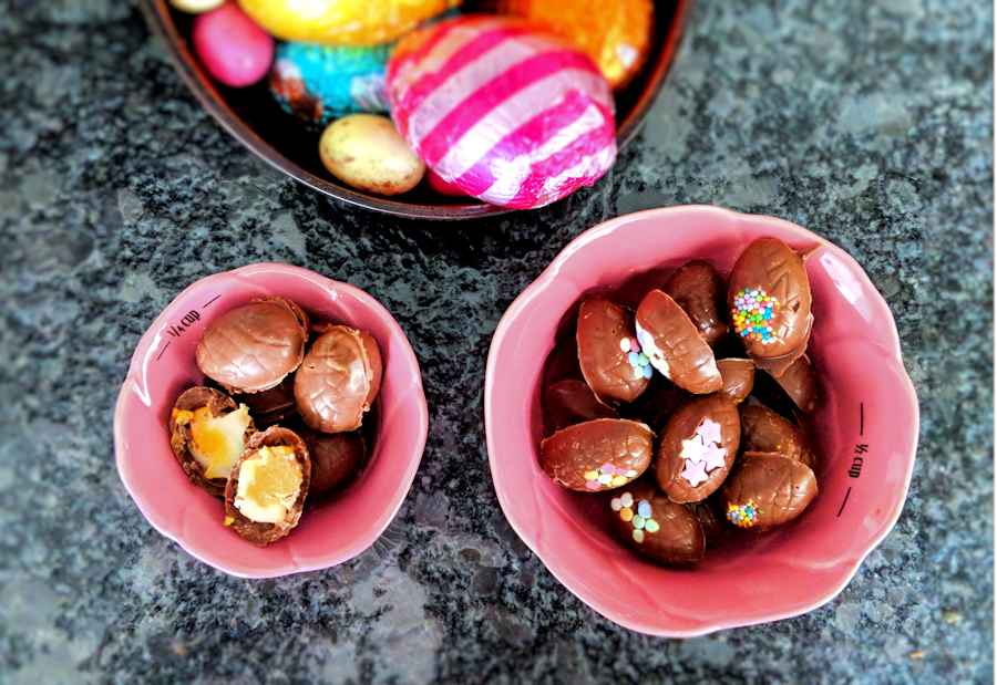homemade creme eggs