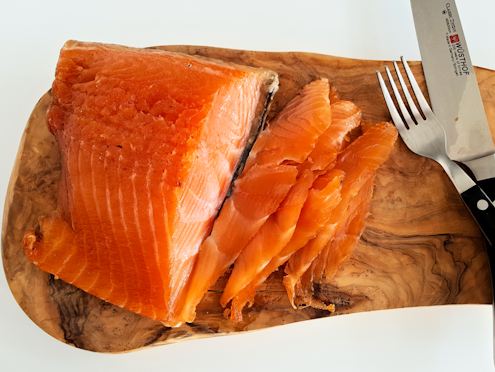 Cured salmon