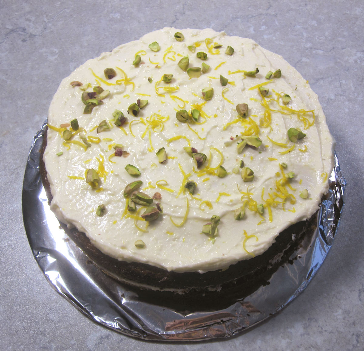 carrot orange pistachio cake cuisinefiend.com