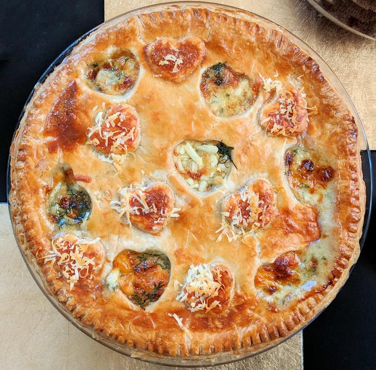 fennel and taleggio pie cuisinefiend.com