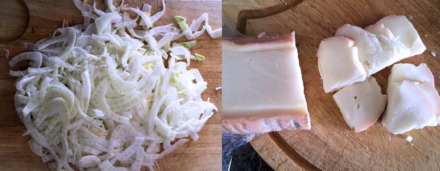 fennel and taleggio