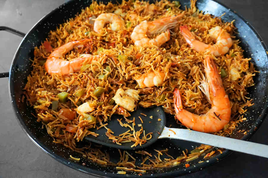 Fideua With Fish And Prawns | Recipe | Cuisine Fiend