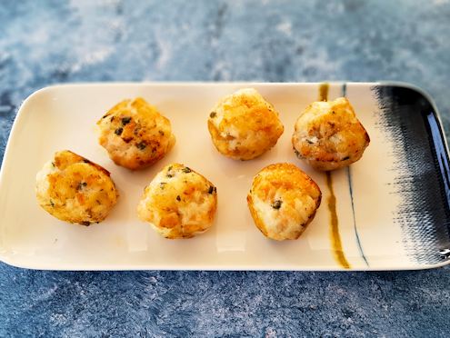 parmesan fish balls