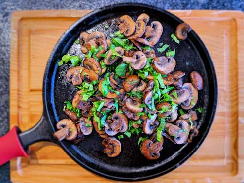 fried mushrooms 
