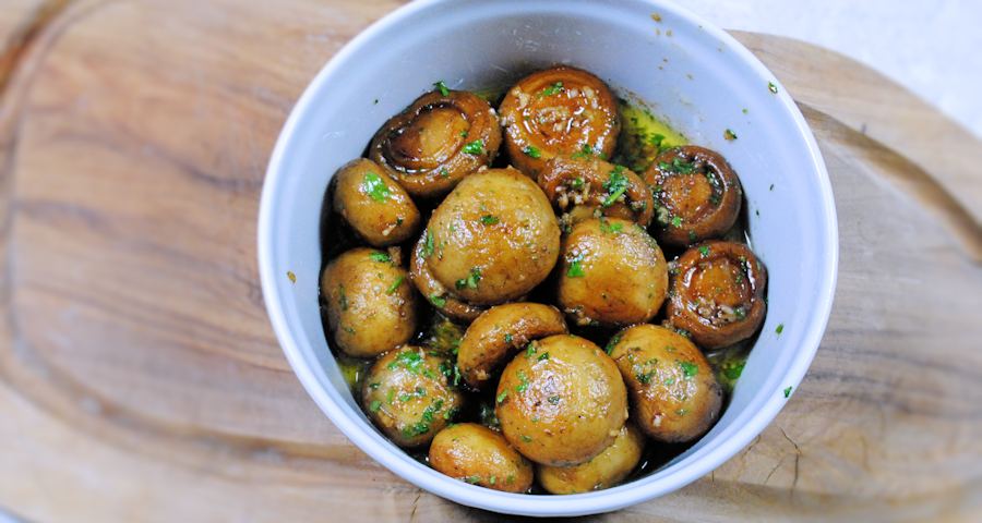 Garlic mushrooms