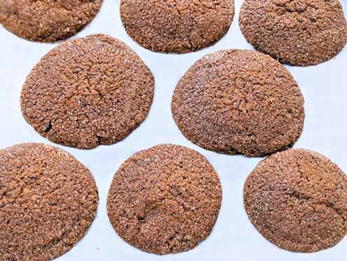 ginger molasses cookies