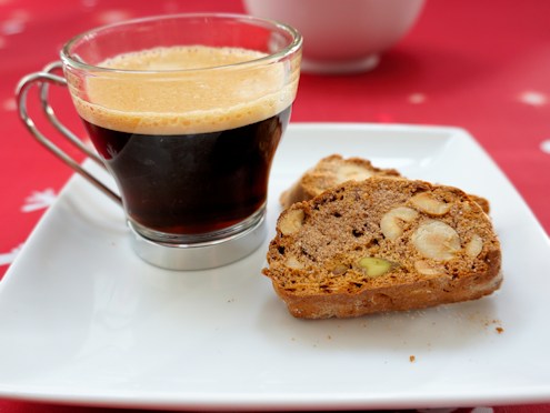 gingerbread biscotti