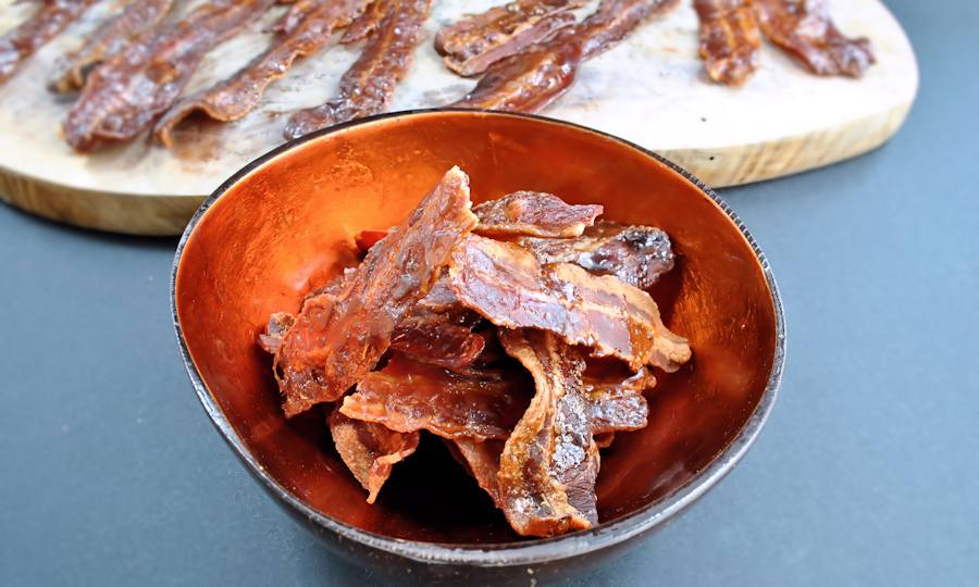 Brown sugar glazed bacon