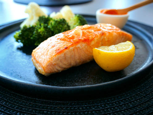 simple grilled salmon