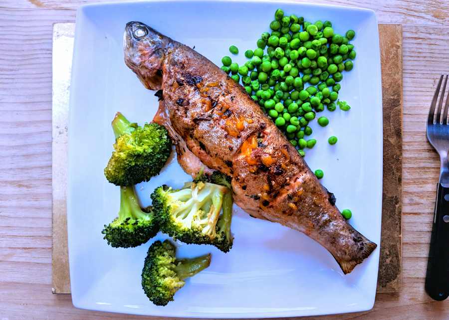 grilled trout