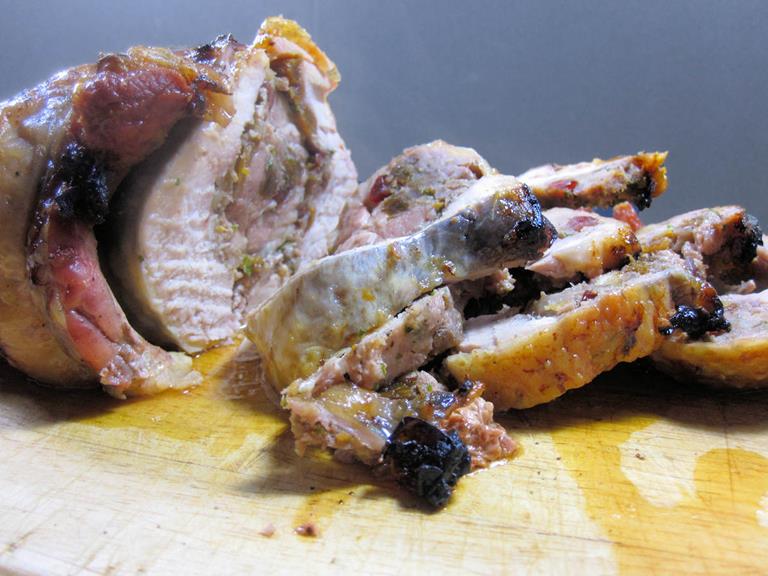 stuffed guinea fowl cuisinefiend.com