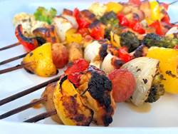halloumi-and-vegetable-skewers