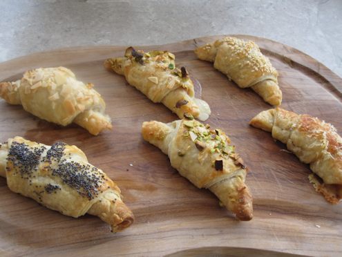 ham and cheese pastries