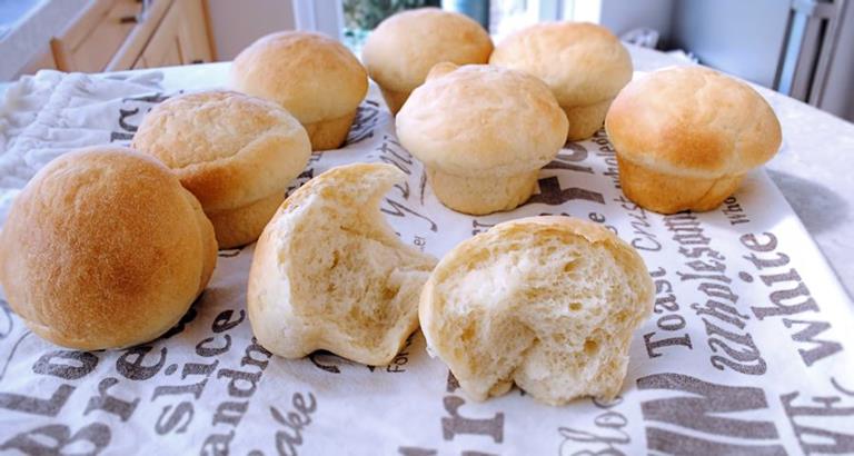 Japanese milk rolls