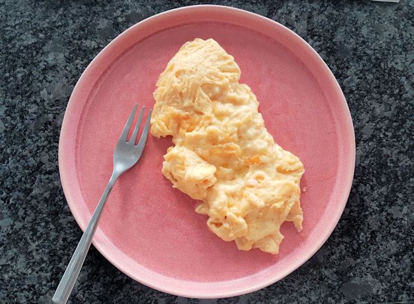cheesy eggs cuisinefiend.com keto diary