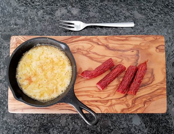 kabanos and cheese melt
cuisinefiend.com keto diary