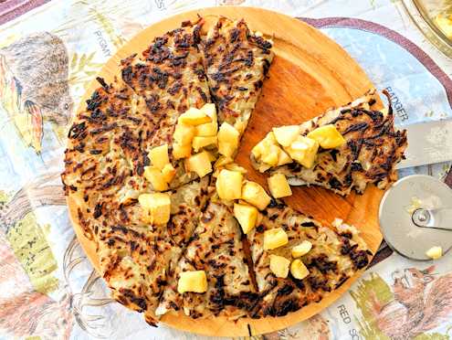 latkes with apples