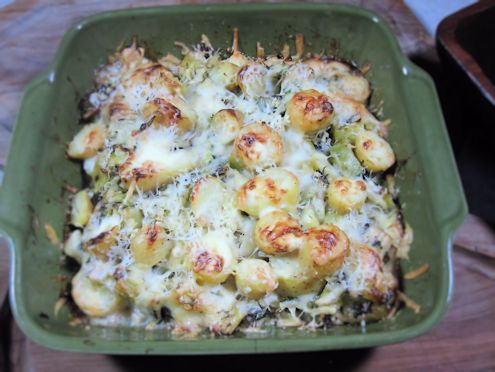 leek and potato bake