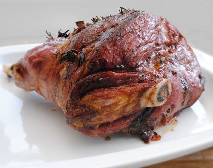 roast leg of lamb