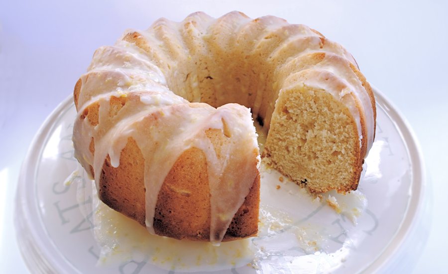 Lemon butter cake