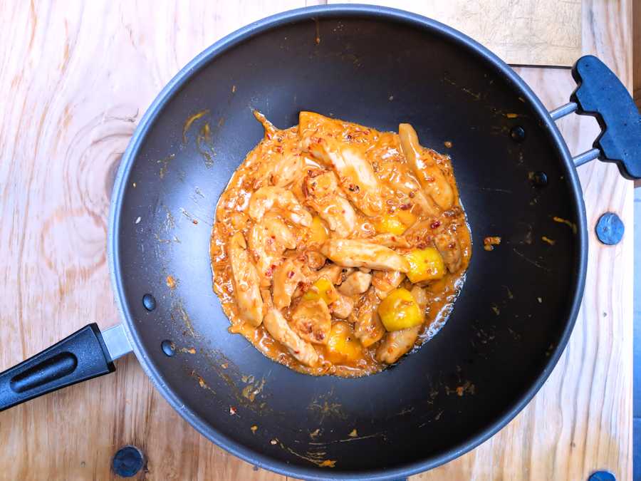 creamy lemon chilli chicken
