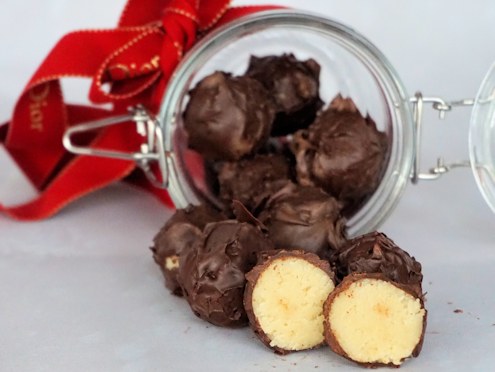 marzipan truffles