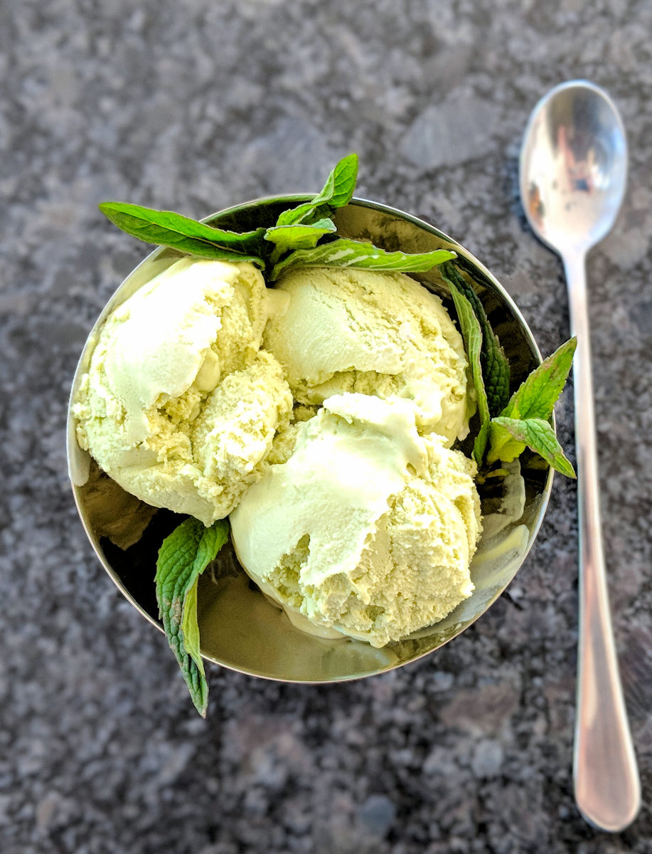 matcha white chocolate ice cream cuisinefiend.com