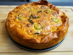 mushroom-and-fondue-filo-pie