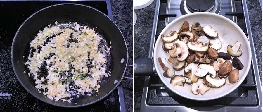 cooking onions