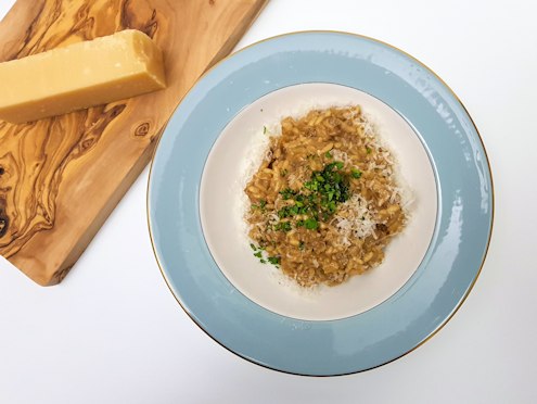 mushroom risotto
