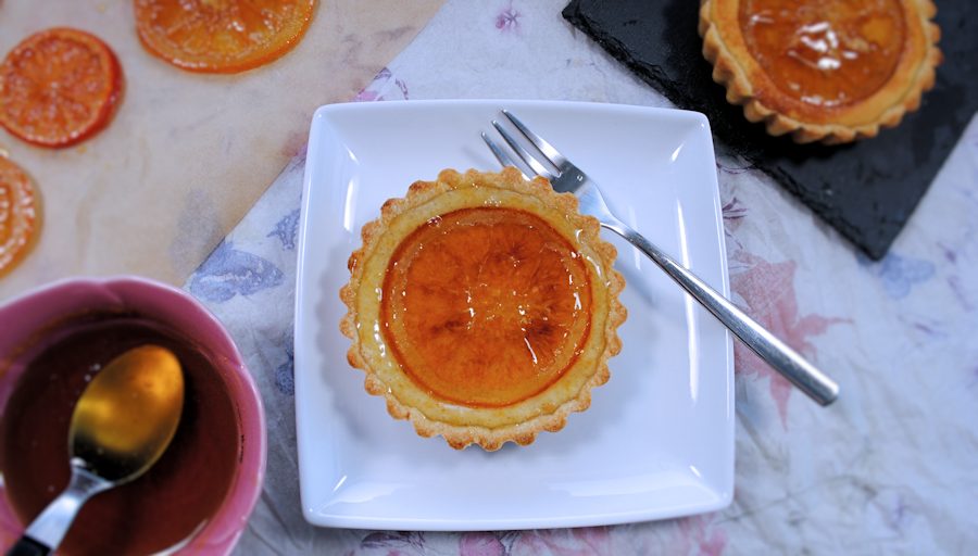 Orange tartlets