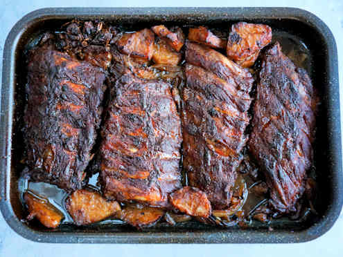 oven braised pork ribs