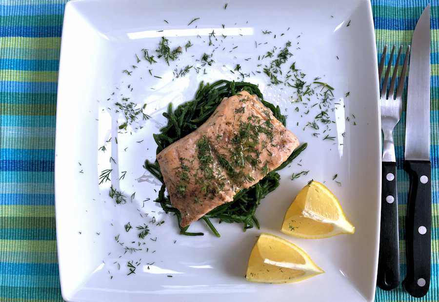 Oven steamed fish