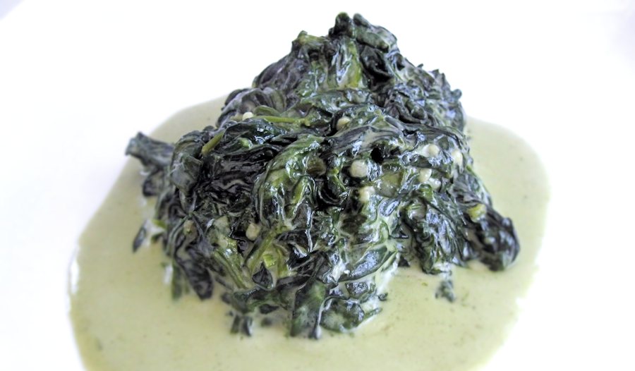 Creamed spinach
