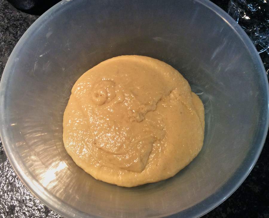 Final dough for pandoro
