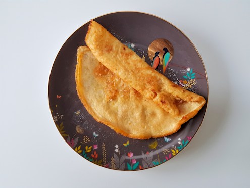 parmesan souffle omelette