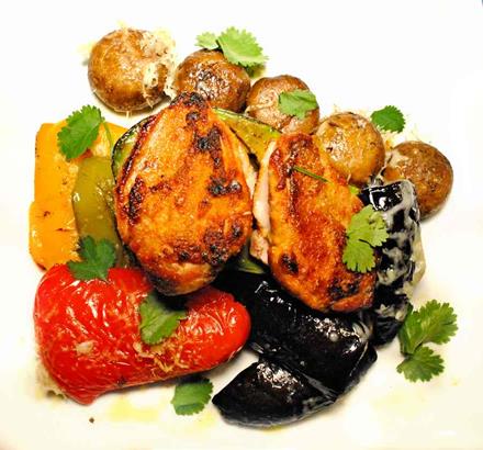 Partridge Breast With Grilled Peppers | Recipe | Cuisine Fiend