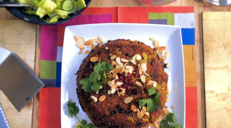 Persian baked rice